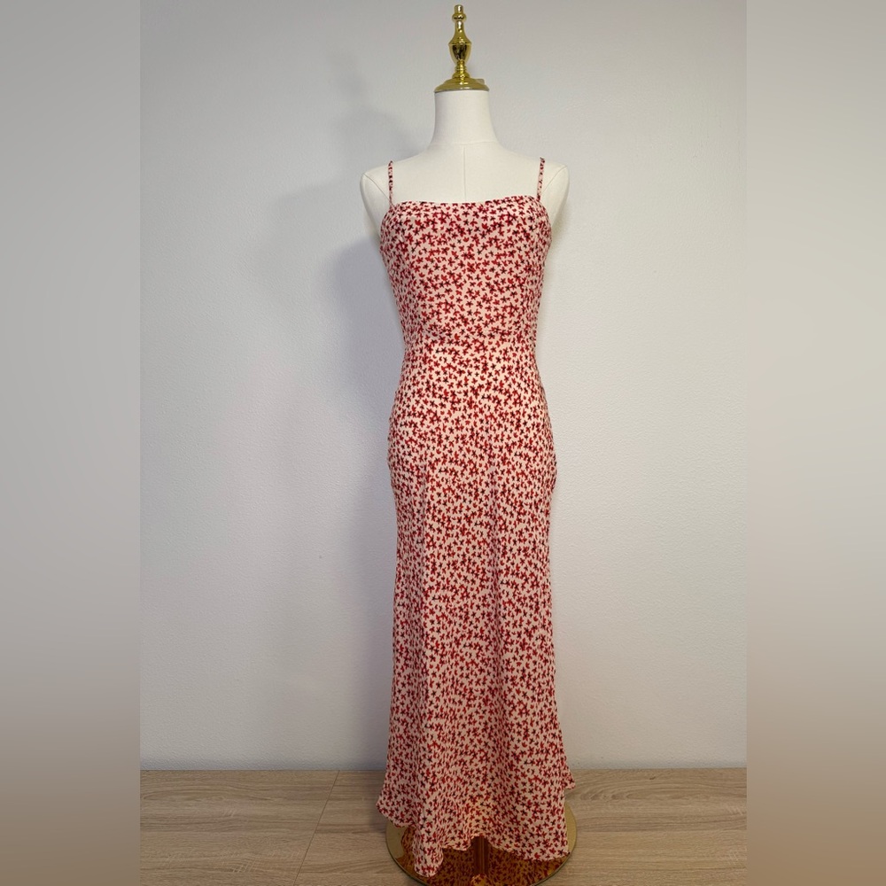 Realisation Par Red Floral Midi Dress - Picture 6 of 12